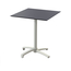 Feros X Cross - Terrassentisch sandfarbenes Gestell + schwarze HPL-Platte 70x70 cm, Sand + Schwarz