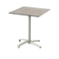 Feros X Cross - Terrassentisch sandfarbenes Gestell + Moonstone HPL-Platte 70x70 cm, Sand + Moonstone