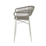 Feros Flint – Stapel-Barstuhl, Sand Gestell + Seil, Bild 3