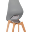 Feros Keeve – Stapelstuhl, Holz/Grau, Bild 3