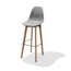 Feros Keeve – Stapel Barstuhl, Holz/Grau