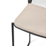 Feros Mase – Sitzkissen für Stuhl und Barstuhl, Sand, Bild 4