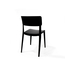 Feros Wing – Stapelstuhl, Schwarz, Bild 2