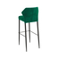 Feros Louis – Stapel-Barstuhl Velours gepolstert, Grün, Bild 3
