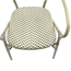 Feros Tango – Stapelbarer Bistrostuhl Rattan, Bambus/Weiß/Schwarz, Bild 5
