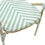 Feros Tango – Stapelbarer Bistrostuhl Rattan, Bambus/Weiß/Pastellgrün, Bild 5
