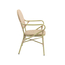 Feros Tango – Stapelbarer Bistrostuhl Rattan, Bambus/Natur, Bild 3