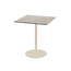 Feros Urban - Terrassentisch sandfarbenes Gestell + Moonstone HPL-Platte 70x70 cm, Sand + Moonstone