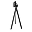 Feros Infinity Tripod - Bartisch schwarzes Gestell + Galaxy-Marmor HPL-Platte 70x70 cm, Schwarz + Galaxy Marmor, Bild 2