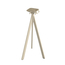 Feros Infinity Tripod - Bartisch sandfarbenes Gestell + Galaxy-Marmor HPL-Platte Ø70 cm, Sand + Galaxy Marmor, Bild 3