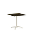 Feros X Cross - Höhenverstellbares sand Tischgestell + Riverwashed Wood HPL-Tischplatte 70x70 cm, Sand + Riverwashed Wood