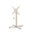 Feros X Cross - Höhenverstellbares sand Tischgestell + Sand stone HPL-Tischplatte Ø70 cm, Sand + Sand stone, Bild 2