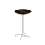 Feros X Cross - Tischgestell hoch sand + Riverwashed Wood HPL-Tischplatte Ø70 cm, Sand + Riverwashed Wood