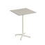 Feros X Cross - Tischgestell hoch sand + Sand stone HPL-Tischplatte 70x70 cm, Sand + Sand stone