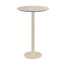 Feros Urban - Bartisch sandfarbenes Gestell + Moonstone HPL-Platte Ø70 cm, Sand + Moonstone