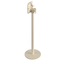 Feros Urban - Bartisch sandfarbenes Gestell + Galaxy-Marmor HPL-Platte 70x70 cm, Sand + Galaxy Marmor, Bild 2