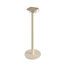 Feros Urban - Bartisch sandfarbenes Gestell + Tropenholz HPL-Platte Ø70 cm, Sand + Tropenholz, Bild 3
