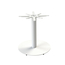 Feros Urban - Tischgestell niedrig weiß + Riverwashed Wood HPL-Tischplatte Ø120 cm, White + Riverwashed Wood, Bild 2