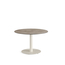 Feros Urban - Tischgestell niedrig sand + Moonstone HPL-Tischplatte Ø120 cm, Sand + Moonstone