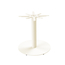 Feros Urban - Tischgestell niedrig sand + Tropical Wood HPL-Tischplatte Ø120 cm, Sand + Tropical Wood, Bild 2