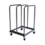 Feros Trolley für 8 runde Klapptische, Hammerite Silber, Bild 2