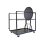 Feros Trolley für Stehtische - groß, Hammerite Silber, Bild 2