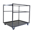 Feros Trolley für Stehtische - groß, Hammerite Silber, Bild 3