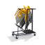 Feros Trolley Uni Stack - für alle stapelbaren Stühle und Barhocker, Hammerite Silber, Bild 3