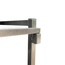 Feros Trolley Crossback/Napoleon/Tiffany - für max. 27 Hochzeitsstühle, Hammerite Silber
