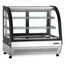 Tefcold Display-Backwarentheke LCT750C/BLACK, Edelstahl / Glas, EEK C