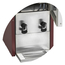 Tefcold Wein-Dispenser-Kühlschrank DKS95-2/20L, Rot RAL3005, EEK F, Bild 2