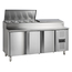Tefcold Sandwich-Zubereitungstheke, GN 1/1 SS7300, SS 304