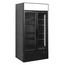 Tefcold Display-Kühlschrank in Schwarz FSC1000H BLACK, Schwarz RAL9005, EEK F