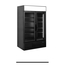 Tefcold Display-Kühlschrank in Schwarz FSC1200H BLACK, Schwarz RAL9005, EEK F