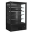 Tefcold Supermarkt-Multideck-Kühlschrank EXTRA1250CD, Schwarz / Glas, EEK D
