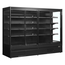 Tefcold Supermarkt-Multideck-Kühlschrank EXTRA2500CD, Schwarz / Glas, EEK C