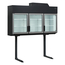 Tefcold Supermarkt-Wandgefrierschrank MTF210B, Schwarz, EEK D