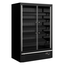 Tefcold Supermarkt-Multideck-Kühlschrank Galaxy+ GP14FGD Black, Schwarz RAL9005, EEK B