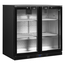 Tefcold Backbar-Kühlschrank DB201H, Schwarz RAL9005, EEK A