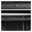 Tefcold Vitrinen-Gefrierschrank, Linksanschlag UFSC371G Black L/H, Schwarz, EEK C, Bild 3