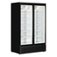 Tefcold Glastürgefrierschrank Atom Maxi F2DB, Schwarz RAL9005, EEK D