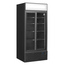 Tefcold Display-Kühlschrank in Schwarz FSC891S Black, Schwarz RAL9005, EEK D