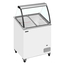 Tefcold Speiseeisvitrine IC201SCE+SO, Weiß, EEK D