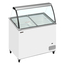 Tefcold Speiseeisvitrine IC301SCE+SO, Weiß, EEK D