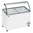Tefcold Speiseeisvitrine IC401SCE+SO, Weiß, EEK D