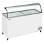 Tefcold Speiseeisvitrine IC501SC+SO, Weiß, EEK D