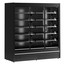 Tefcold Supermarkt-Multideck-Kühlschrank MDCA1875HB-2, Schwarz RAL9005, EEK B