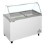 Tefcold Speiseeisvitrine NIC402SC-SO, Weiß, EEK D