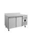 Vaiotec Gastro-Kühltisch, 2-türig inkl. Aufkantung – Monoblock, 1360 × 700 mm, Bild 3