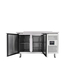 Vaiotec Gastro-Kühltisch, 2-türig inkl. Aufkantung – Monoblock, 1360 × 700 mm, Bild 4